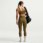 Leggings a 7/8 a vita alta senza cucitura anteriore Nike Zenvy – Donna