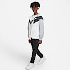 Nike Sportswear Windrunner Big Kids' (Boys') Loose Hip-Length Hooded Jacket