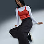 Nike Sportswear Chill Poplin Women's High-Waisted Loose Open-Hem Pants