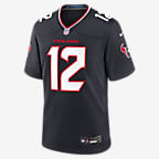 Jersey de fútbol americano Nike de la NFL Game para hombre Nico Collins Houston Texans - Azul marino