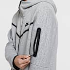 เสื้อมีฮู้ดซิปยาวผู้ชาย Nike Sportswear Tech Fleece