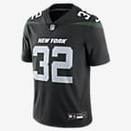 Jersey de fútbol americano Nike Dri-FIT de la NFL Limited para hombre Michael Carter New York Jets - Negro