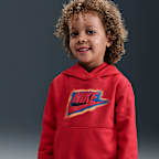 Conjunto de 2 piezas de sudadera con gorro de tejido Fleece ligero infantil Nike Glow With Me