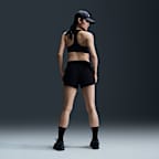 Nike Dri-FIT One Swoosh Women's Mid-Rise Brief-Lined Running Shorts