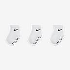 Nike Core Swoosh Toddler Gripper Socks Box Set (3 Pairs)