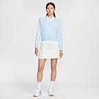 Nike Women's V-Neck Long-Sleeve Golf Top