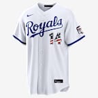 Jac Caglianone Kansas City Royals USA 250 Men's Nike MLB Stadium Jersey - White