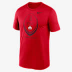 Ohio State Primetime Football Icon Legend Men's Nike Dri-FIT College T-Shirt - Red