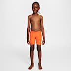 Shorts de vóleibol con forro de ropa interior de 13 cm para niños talla pequeña Nike Swim Breaker