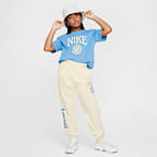 Løstsiddende Nike Sportswear Club Fleece-bukser til piger