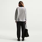 Pants con gráfico de tiro alto oversized para mujer Nike Sportswear Phoenix Fleece