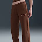 Pantalones deportivos de pierna recta para mujer Nike Sportswear Phoenix Fleece