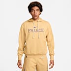 Sudadera con gorro sin cierre de fútbol Nike Dri-FIT para hombre FFF Standard Issue