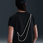 Playera de manga corta con gráfico cropped para mujer Nike Sportswear Club