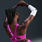 Nike Classic Swoosh Futura Sujetador deportivo de sujeción media con almohadilla - Mujer