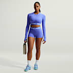 Nike Pro Women's Dri-FIT Cropped Long-Sleeve Top