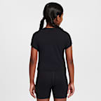Playera cropped para niña talla grande Nike Sportswear