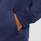 Conjunto de 2 piezas de cierre completo y cinta con logotipos para niños talla pequeña Nike Dri-FIT