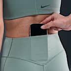 Nike Universa Women's High-Waisted Full-Length Leggings with No Front Seam