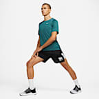 Haut à manches courtes Nike Rise 365 Wild Run pour Homme