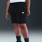 Nike Sportswear Club Fleece Big Kids' French Terry Shorts (Extended Size)