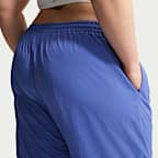 Pants de tejido Woven de tiro alto oversized para mujer Nike Sportswear (talla grande)