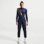 Joggers de tejido Knit de tiro alto largos para mujer Nike One