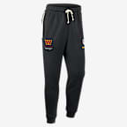 Pants de pierna entallada Nike Dri-FIT de la NFL para hombre Washington Commanders Sideline Standard Issue - Negro