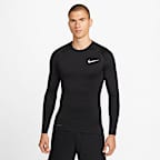 Nike Pro Men's Tight-Fit Long-Sleeve Top