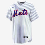 Francisco Alvarez New York Mets Men's Nike MLB Replica Jersey - White