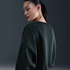 나이키 스포츠웨어 피닉스 플리스 여성 오버-오버사이즈 크루넥 스웻셔츠