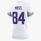 Jersey de fútbol americano Nike de la NFL Game para mujer Randy Moss Minnesota Vikings