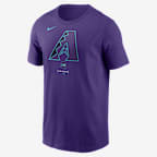 Arizona Diamondbacks City Connect Large Logo Men's Nike MLB T-Shirt - Purple