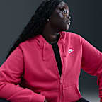 Nike Sportswear Club Fleece Women's Full-Zip Hoodie (Plus Size)