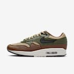 Nike Air Max 1 Essential Premium 男鞋 - Neutral Olive/Cargo Khaki/Cacao Wow/黑色