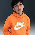 Sudadera con gorro para niños talla grande Nike Sportswear Club Fleece