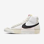 Nike Blazer Mid Pro Club Men's Shoes - White/Light Bone/Summit White/Black
