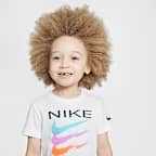 Playera Sportswear Swoosh infantil Nike Sportswear