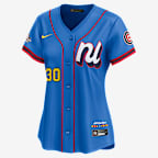 Kyle Tucker National League 2025 All-Star Game Women’s Nike Dri-FIT MLB Limited Jersey - Blue
