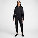 Joggers de French Terry de tiro alto de 7/8 para mujer Nike Dri-FIT One