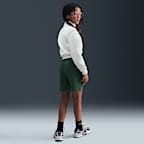 Shorts de French Terry para niños talla grande Nike Sportswear Club Fleece