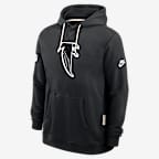 Atlanta Falcons Alt Offensive Set Play Sideline Men's Nike Dri-FIT NFL Pullover Hoodie - Black