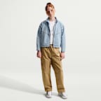 Nike Sportswear Collection Windrunner Big Kids' Denim Jacket