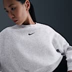 Nike Sportswear Phoenix Fleece 女款超寬版圓領運動衫