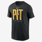 Pittsburgh Pirates Team Scoreboard Men's Nike MLB T-Shirt - Black