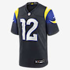 Puka Nacua Los Angeles Rams Rivalries Collection Men’s Nike NFL Game Jersey - Navy