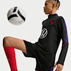 Playera de entrenamiento de fútbol Nike Dri-FIT para niños talla grande USA Strike