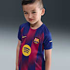 FC Barcelona 2026 Stadium Home dreiteiliges Nike Replika Fußballtrikot-Set (jüngere Kinder)