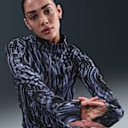 Nike Swift Women's Dri-FIT UV 1/2-Zip Printed Running Top