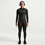 Playera de entrenamiento de cierre completo para mujer Nike Pro Seamless